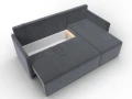 диван угловой лига-124 угол универсальный seven 17 серый