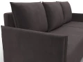 диван угловой лига-124 угол универсальный seven 727 коричневый