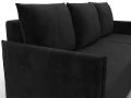 диван угловой лига-124 угол универсальный seven 35 черный