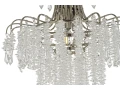 подвесная люстра arti lampadari erli e 1.5.40.105 n никель