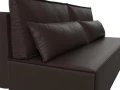 диван прямой фабио коричневый