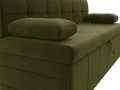 Диван кухонный прямой Лео зеленый