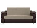 диван прямой аккордеон меркурий 140 бежевый\коричневый диван прямой аккордеон меркурий 140 бежевый\коричневый