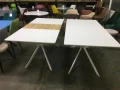 DT-650-A Стол обеденный раскладной Havier 120/160*80 см, БЕЛЫЙ, столешница МДФ