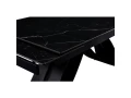 DT888 Стол раскладной Shashi black, 160-240/90*76, керамич. столеш, основ. металл черный