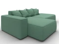 Диван угловой Лига-065 угол левый