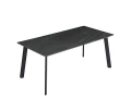 DT308 Стол обеденный Austrilia sand black, 180*90*75, керамич. столешница, основание металл черный