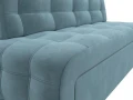 Диван кухонный прямой Люксор бирюзовый