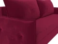 диван прямой лига-004 бордовый