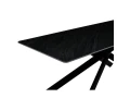 DT330 Стол обеденный Austrilia sand black 200*80*76, керамич. столешница, основание металл черный