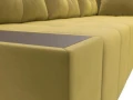 диван угловой амадэус правый угол желтый
