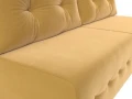 диван прямой лондон желтый