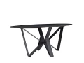 DT555 Стол обеденный AustriIia sand black 180*90*75,керамическая столешница, основание металл черный