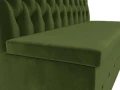 Диван кухонный прямой Вента зеленый
