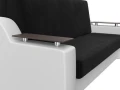 диван прямой аккордеон сенатор 140 черный\белый диван прямой аккордеон сенатор 140 черный\белый