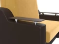 диван прямой аккордеон сенатор 120 желтый\коричневый