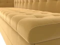 Диван кухонный Бриз с углом слева желтый
