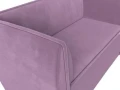 Диван кухонный прямой Бергамо 2-х местный сиреневый