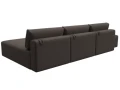 Диван угловой модульный с пуфом Лига-060 НПБ Лонг угол универсальный