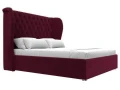 Кровать интерьерная Далия 160 бордовый