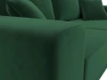 Диван прямой Льюес зеленый