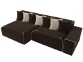 диван угловой кёльн левый угол коричневый\бежевый диван угловой кёльн левый угол коричневый\бежевый