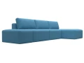 Диван угловой модульный с пуфом Лига-060 НПБ Лонг угол универсальный