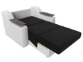 диван прямой аккордеон сенатор 120 черный\белый диван прямой аккордеон сенатор 120 черный\белый