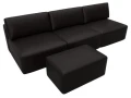 Диван прямой модульный с пуфом Лига-060 НПБ Лонг Диван прямой модульный с пуфом Лига-060 НПБ Лонг