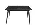стол керамический denver umber gloss 120, каркас черный стол керамический denver umber gloss 120, каркас черный