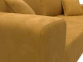 Диван прямой Льюес brut 10 желтый
