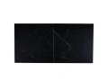dt303 стол обеденный расклад. shashi black 180-220*90, керамич. столешница, основание металл черный