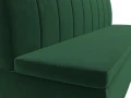 Диван кухонный прямой Кантри зеленый