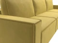 Диван прямой Куба лонг желтый