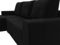 Диван угловой Дрезден левый угол Черный