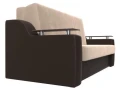 диван прямой аккордеон сенатор 140 бежевый\коричневый диван прямой аккордеон сенатор 140 бежевый\коричневый