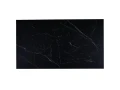 DT777 Стол обеденный раскладной Shashi black, 160-240*90, керамич. столеш., основание металл черный