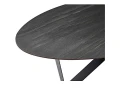 DT555 Стол обеденный AustriIia sand black 180*90*75,керамическая столешница, основание металл черный