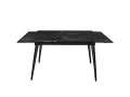 стол керамический denver umber gloss 120, каркас черный стол керамический denver umber gloss 120, каркас черный