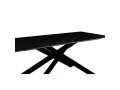 DT330 Стол обеденный Austrilia sand black 200*80*76, керамич. столешница, основание металл черный