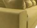 Диван угловой Майами Long правый угол желтый
