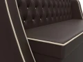 Диван кухонный прямой Лофт коричневый\бежевый