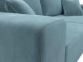 Диван прямой Льюес бирюзовый