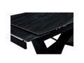 DT558 Стол раскладной AustriIia sand black, 180-240/90*76, керамич. столеш, основ. металл черный