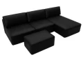 Диван угловой модульный с пуфом Лига-060 НПБ Лонг угол универсальный Диван угловой модульный с пуфом Лига-060 НПБ Лонг угол универсальный