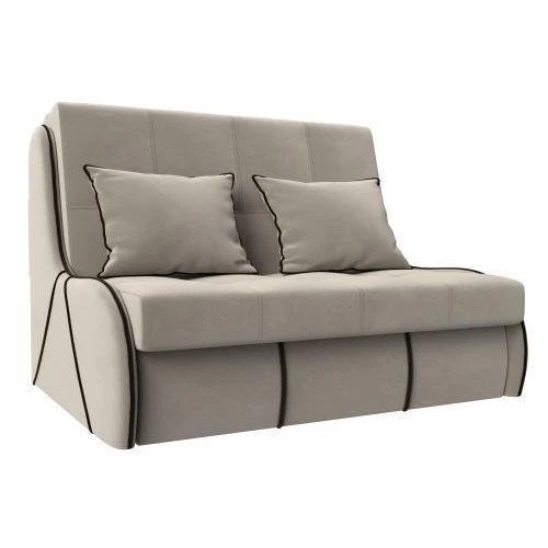 диван прямой аккордеон риттэр 120 бежевый\коричневый диван прямой аккордеон риттэр 120 бежевый\коричневый