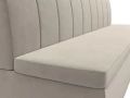 Диван кухонный прямой Кантри бежевый