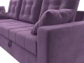 диван угловой камелот левый угол сиреневый