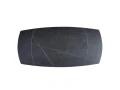 стол керамический tornado armani grey 120-180*85, каркас черный