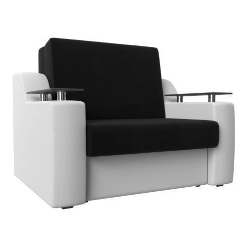 диван прямой аккордеон сенатор 120 черный\белый диван прямой аккордеон сенатор 120 черный\белый